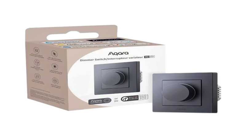 Aqara dimmer switch h2 eu &ndash; smart rotary wall switch (black), , medium-null