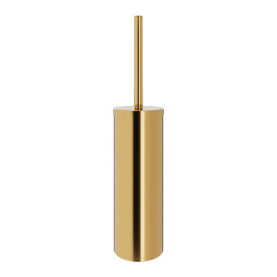 Toilet brush with short handle pvd brushed gold, , medium