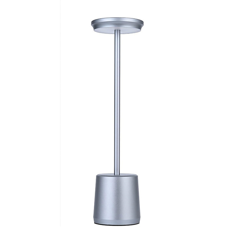 Product image: Φωτιστικο επιτραπεζιο led discr 34cm ασημι, , medium-null