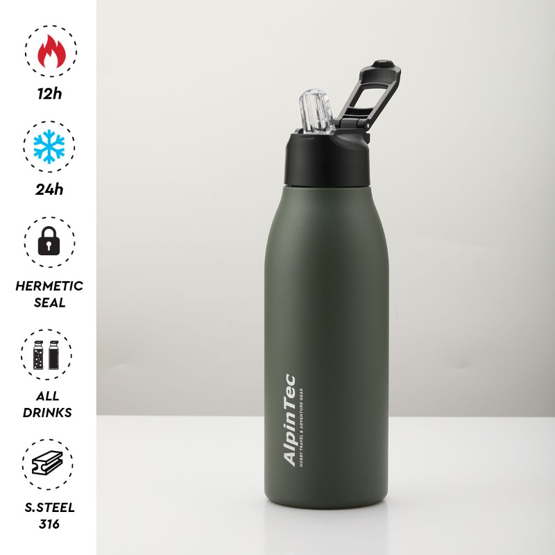 Product image: Alpin flask fellow 600ml - green-null