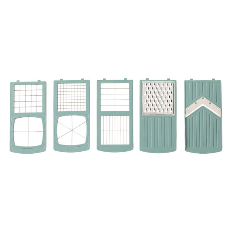 Five multifunction slicer 10pcs - light green, , medium-null