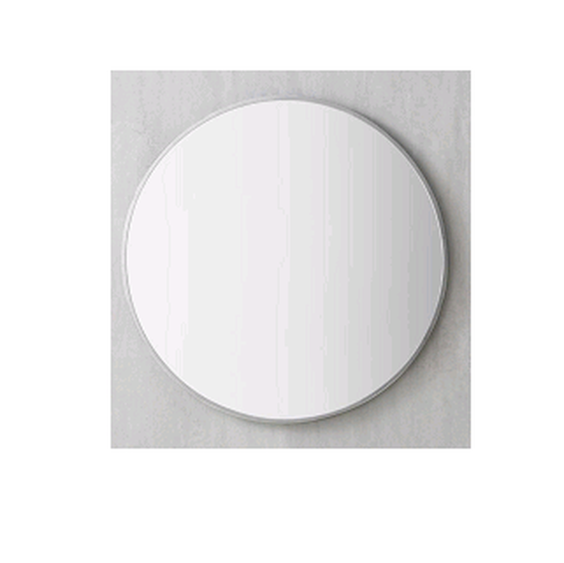 Round mirror with silver aluminium frame ⌀800mm, , medium-null