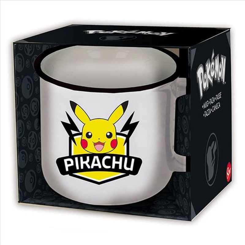 Stor pokemon picachu ceramic breakfast mug 400 ml in gift box, , medium-null