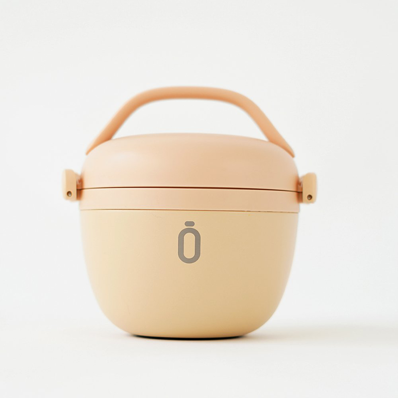 Product image: Thermal lunch box with detachable bowl peach 560ml, , medium-null