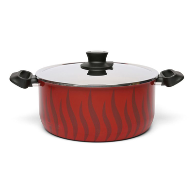 Tefal new g6 tempo flame dutch oven 24cm + ss lid, , medium