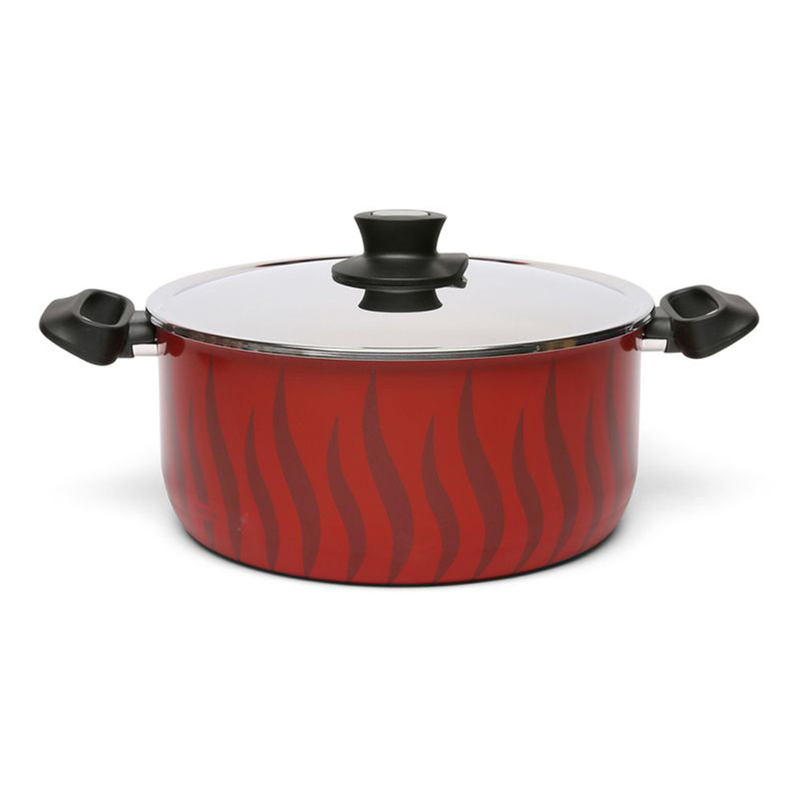 Product image: Tefal new g6 tempo flame dutch oven 24cm + ss lid, , medium-null