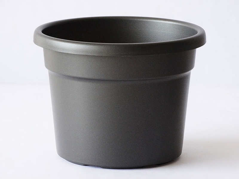 Viomes cylindro γλαστρα 30x23cm 9.5lt σκουρο γρι, , medium image number null