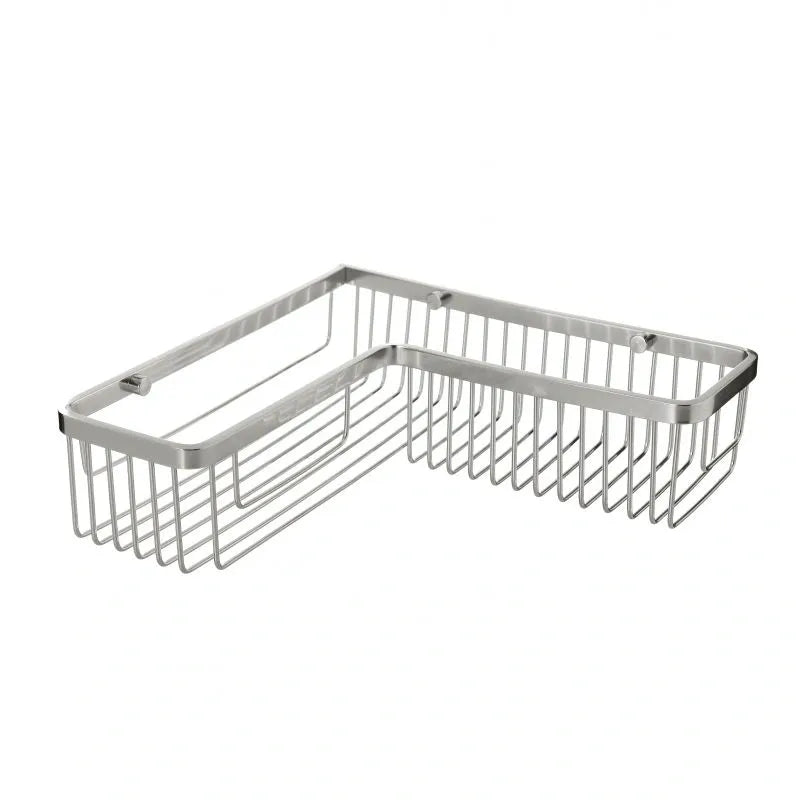 Rect.corner storage basket aluminium image number null