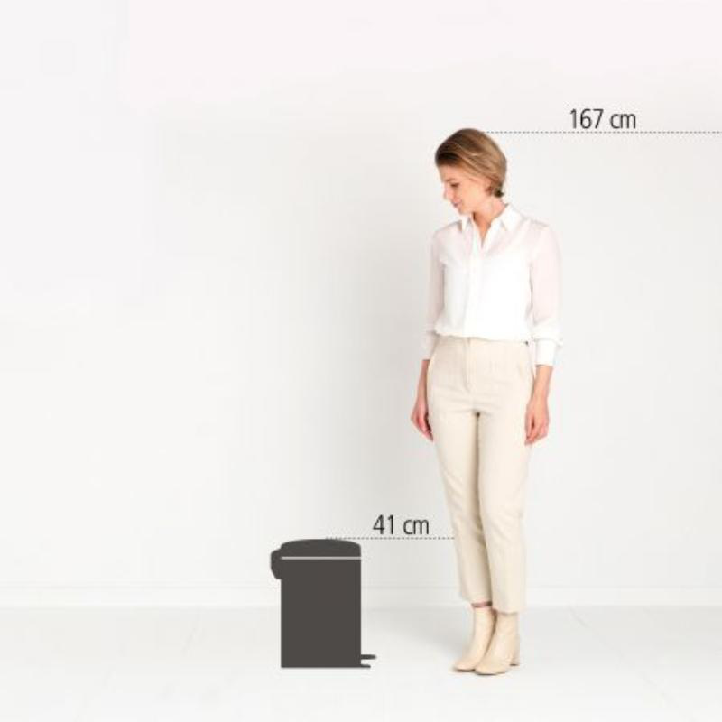 Brabantia pedal bin 12l - soft beige, , medium-null