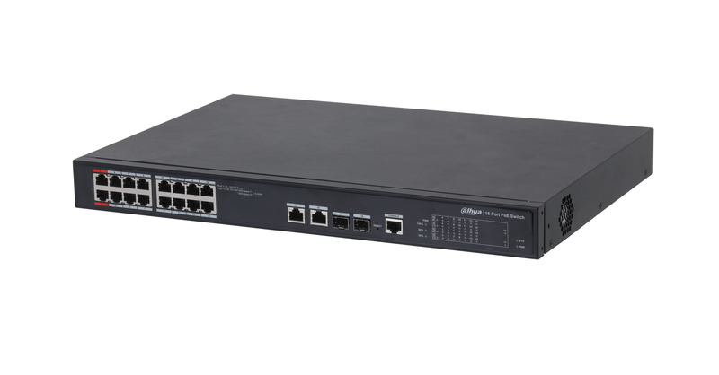 Dahua poe switch 16ports 240w managed pfs4218-16et-240-v3, , medium-null