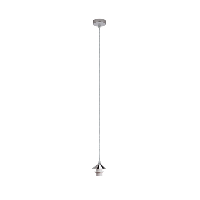 Lampholder pendant for lighting e27 silver, , medium