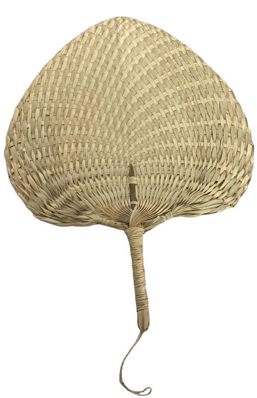 Bamboo fan 35x25cm, , medium-null