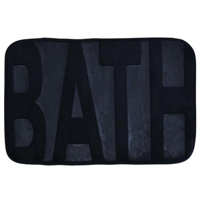 Bathroom mat ''bath'' 60x40cm gray-null