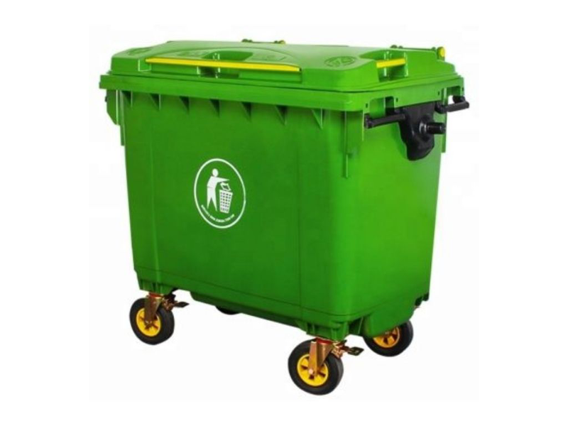 Μεγάλος πλαστικός κάδος απορριμμάτων 660l, , medium-null