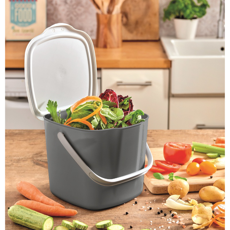 Product image: Snips επιτραπεζιος καδος κουζινας 3l - γκρι, , medium-null
