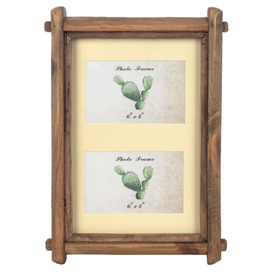 Wooden wall photoframe