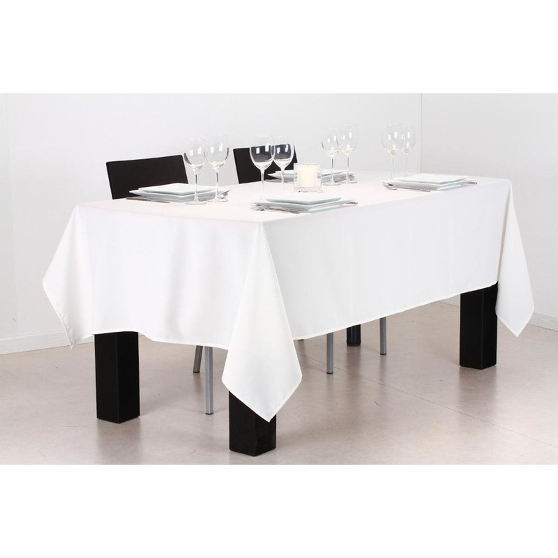 Atmosphera anti-stain tablecloth 140x240cm white, , medium-null