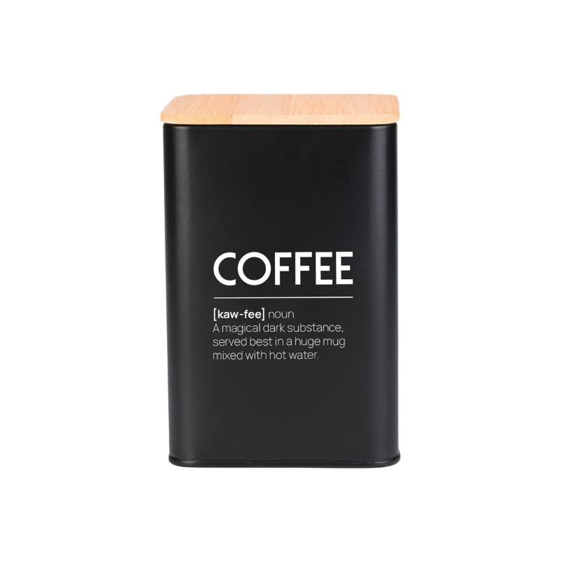 Product image: Estia bamboo essentials coffee container 10x13cm - black, , medium-null