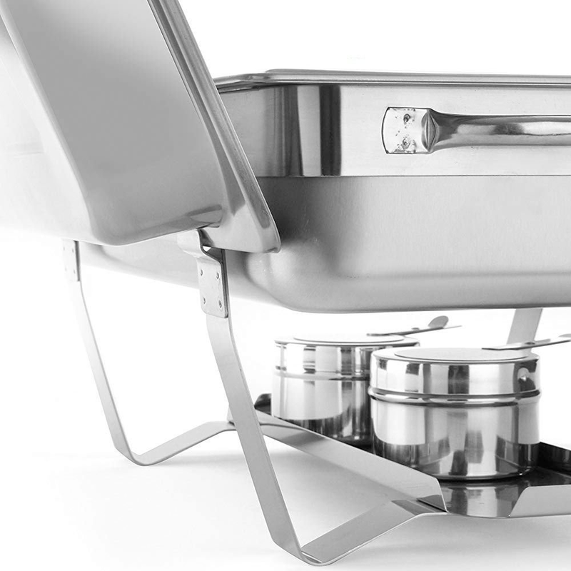 Μονό ανοξείδωτο ρεσώ μπεν μαρί σερβιρίσματος 9l με καπάκι για χρήση σε μπουφέ!, , medium-null