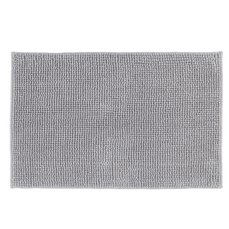 Bisk basic 6 beige chenille bathroom mat-null
