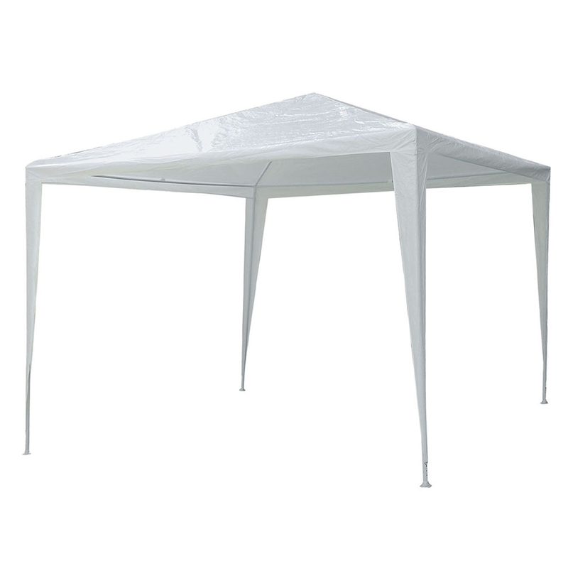 L.h garden gazebo 3x3x2.45m white, , medium-null