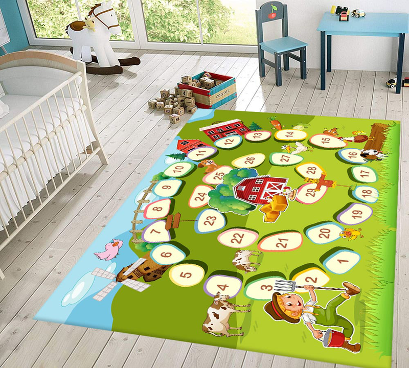 Micro polyester fabric, thickness 11 mm non slip faux leather underside, 100x150 cm, , medium-null