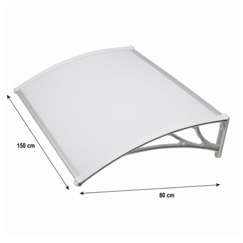 Home&camp canopy 80x150cm white frame white panel, , medium-null