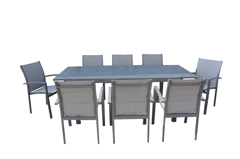 Angel outdoor chair 57x59x89cm - dark grey, , medium-null