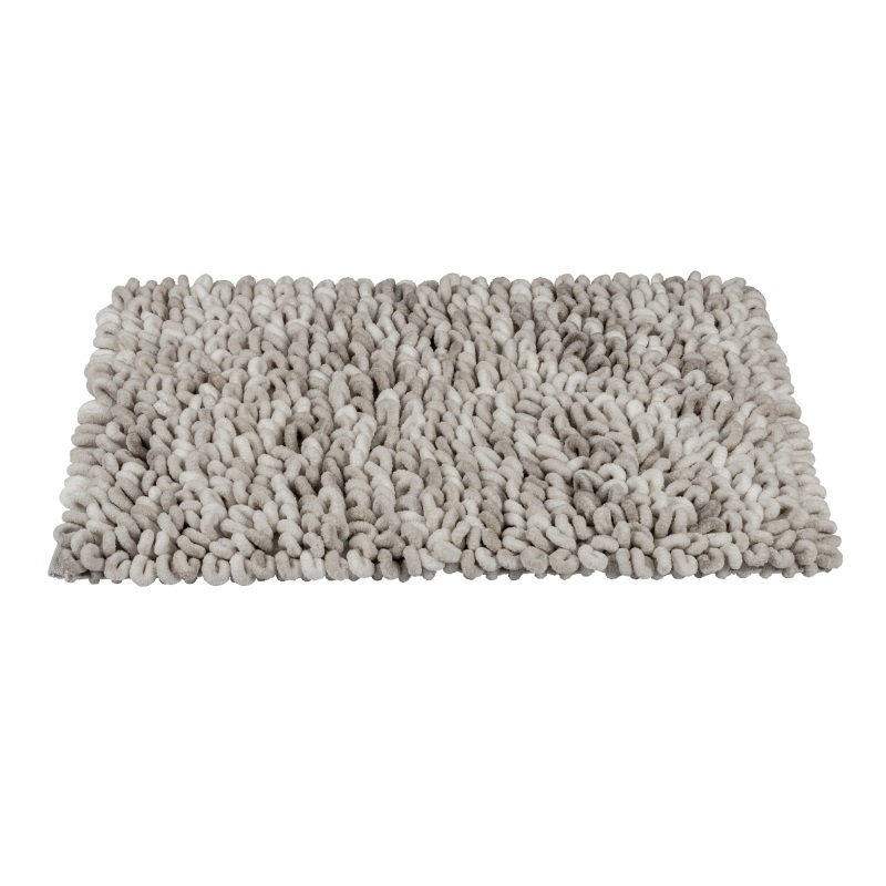 Wenko lerici χαλακι μπανιου 60x90cm - λευκο/γκρι, , medium-null