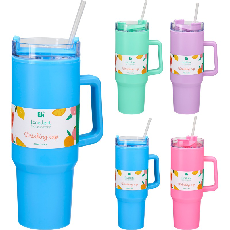 Drinking mug 1200ml - assorted colors, , medium-null