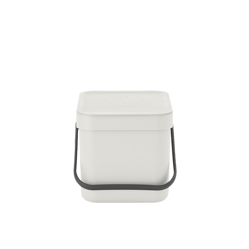 Brabantia sort & go waste bin 6l - light grey, , medium-null