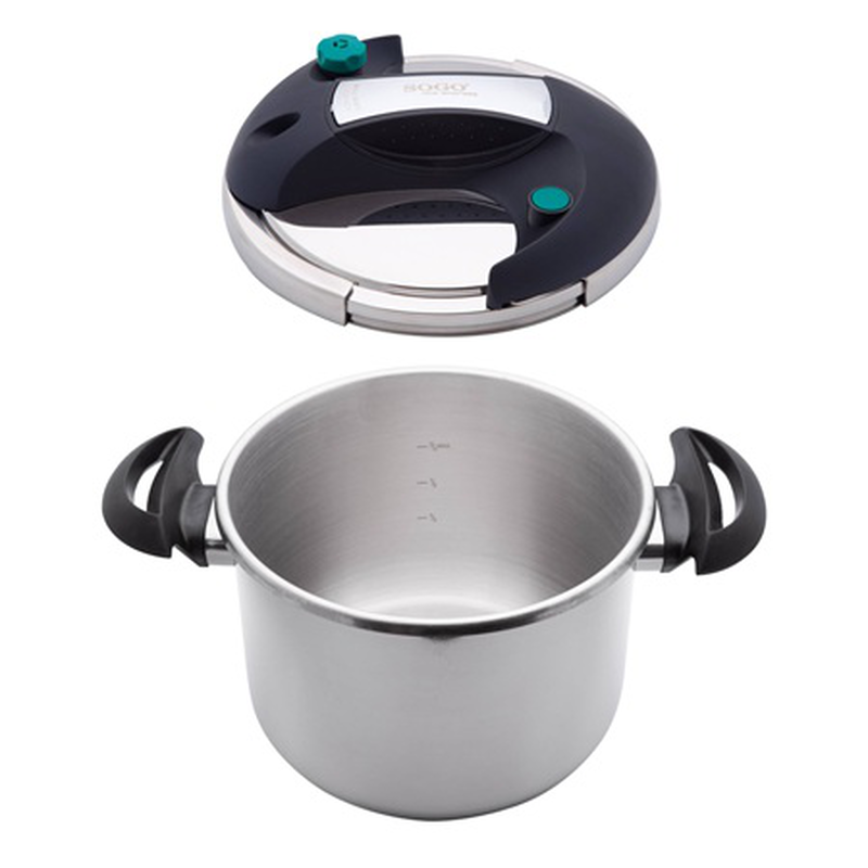 Sogo pressure cooker 8l 24cm inox 25130, , medium-null
