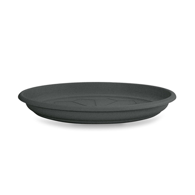 Veca πλαστικο πιατο στρογγυλο 28cm ανθρακι, , medium