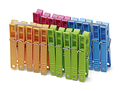 Coronet large clothes pegs 20pcs 10cm