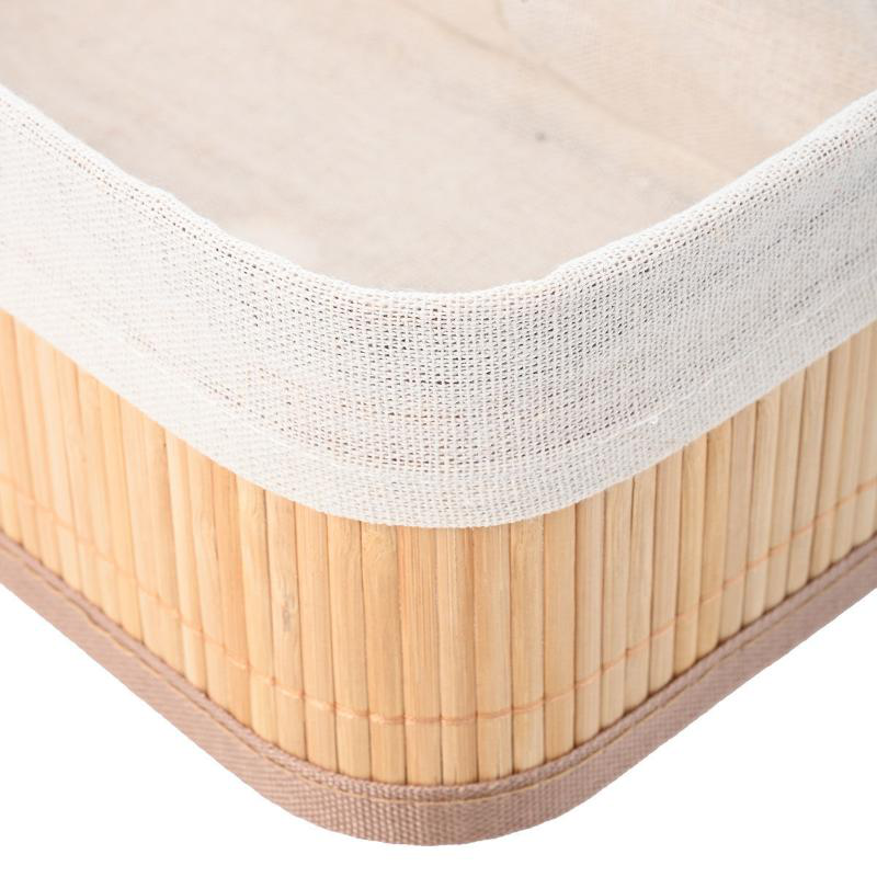Estia essentials bamboo basket 30x20cm - natural, , medium-null