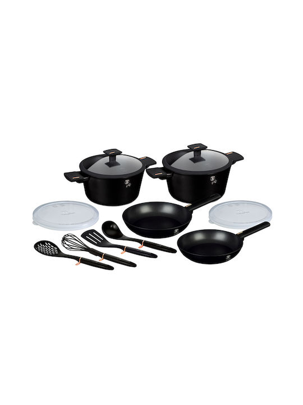 Berlin h. 12pcs cookware set monaco col. Bh/7097 image number null