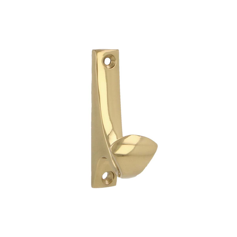 Door hangers for clothes and hats mod. 50 70mm polished bronze image number null