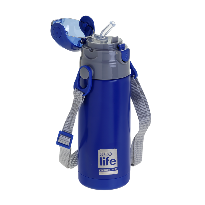 Ecolife kid thermos 400ml - blue-null