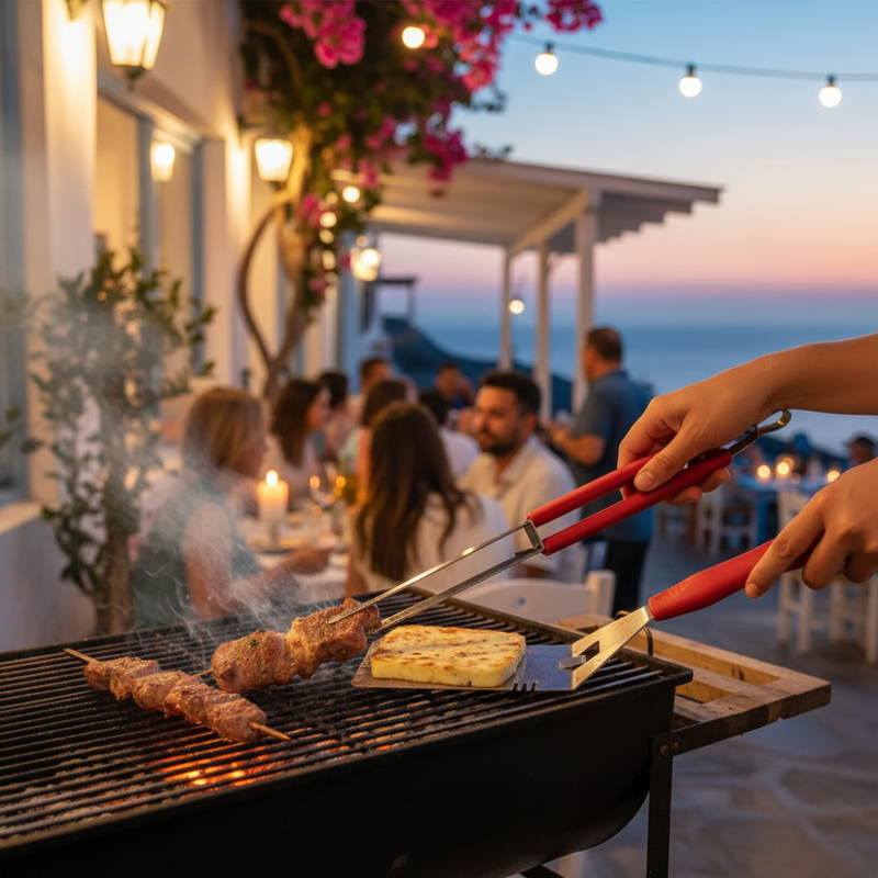 Bbq tongs & turner, , medium-null