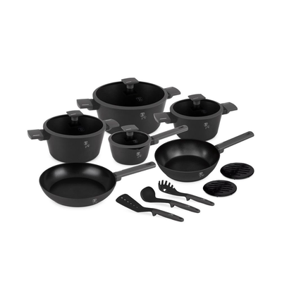 Berlinger haus bh/8141&sigma;&epsilon;&tau; &mu;&alpha;&gamma;&epsilon;&iota;&rho;&iota;&kappa;ώ&nu; 15 &tau;&epsilon;&mu;&alpha;&chi;ί&omega;&nu;,&nbsp; anthracite &mu;&epsilon; &alpha;&nu;&tau;&iota;&kappa;&omicron;&lambda;&lambda;&eta;&tau;&iota;&kappa;ή &epsilon;&pi;ί&sigma;&tau;&rho;&omega;&sigma;&eta;&nbsp;, , medium