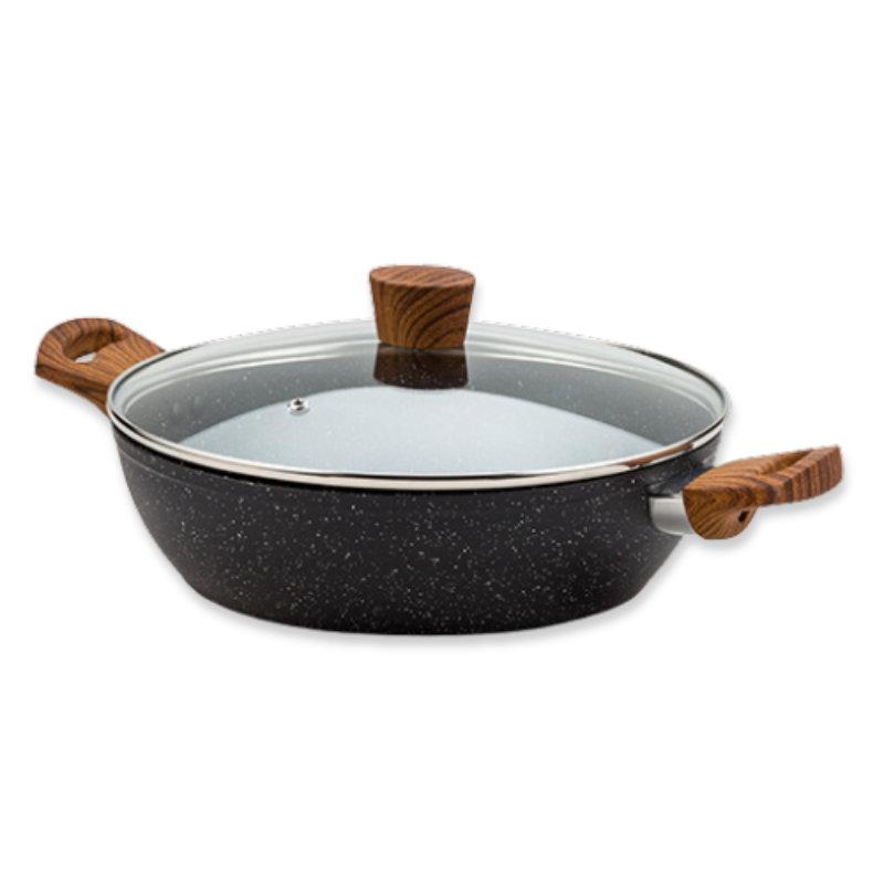 Nava nature non stick low casserole stone 28cm-null