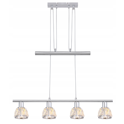 Calypso pendant lamp 4light chrome, , medium