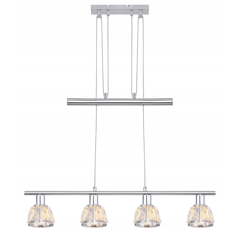 Calypso pendant lamp 4light chrome, , medium-null