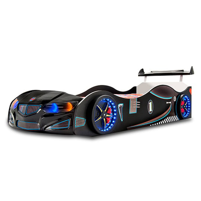 Cb1001-gti eco race car bed-black, Black, medium