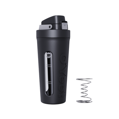 Oyeet shaker bottle, Black, medium
