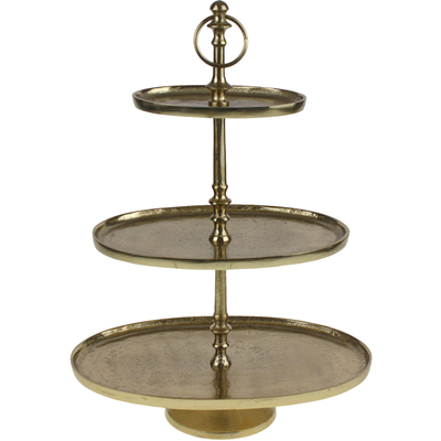 Etagere oval three level, , medium