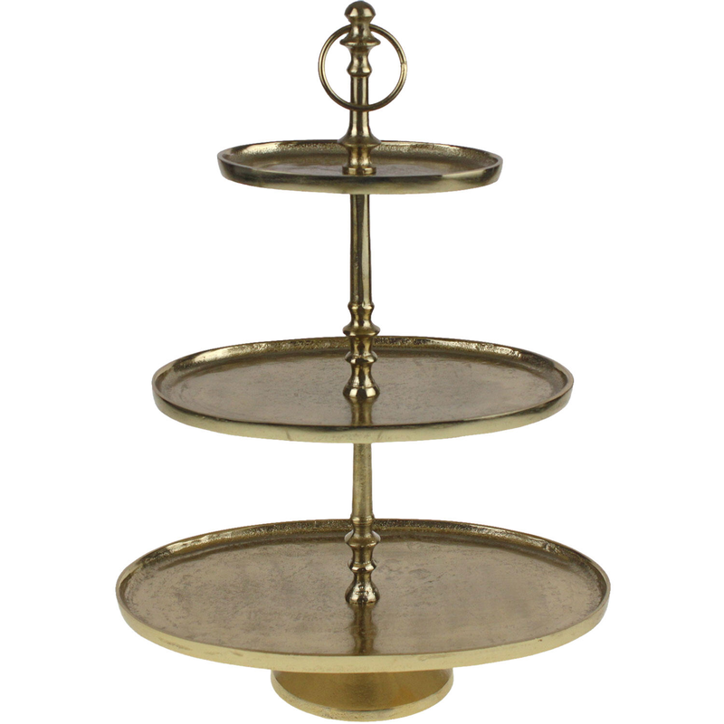 Etagere oval three level, , medium-null