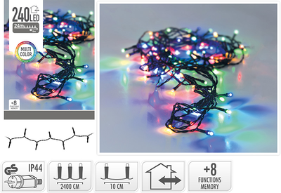 Xmas led lights 240 multu bs p, , medium