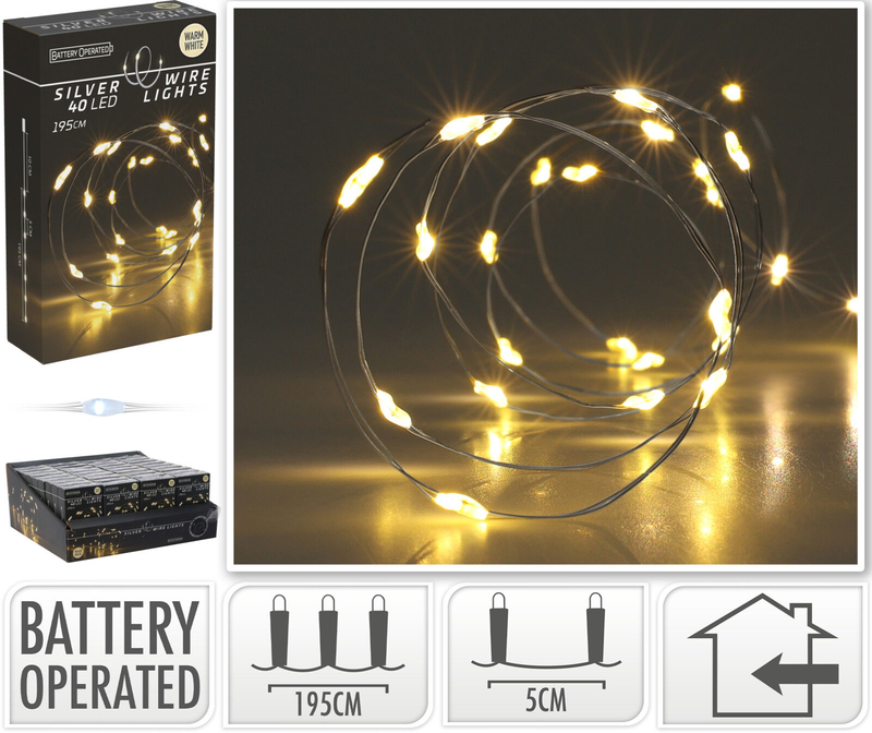 Silverwire lights 40led, , medium image number null