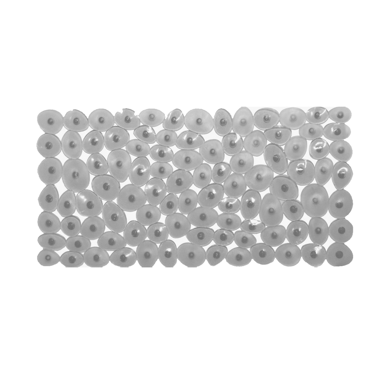 Viosarp anti-slip bath mat 70x40cm transparent stones, , medium-null